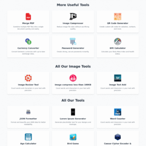 50+All-in-One HTML Tool Website Template – Build & Launch Your Tools Website!
