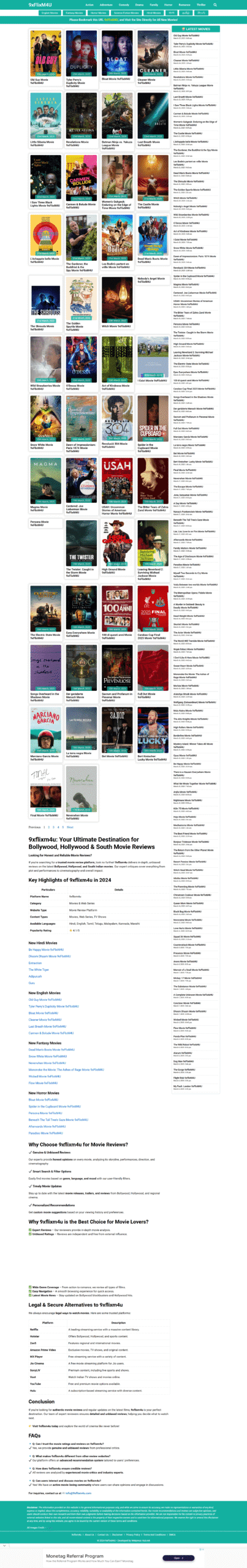 Get a Auto Blogging Movie Info Website like bollyflix.gen.in With TMDB API & Gemini AI