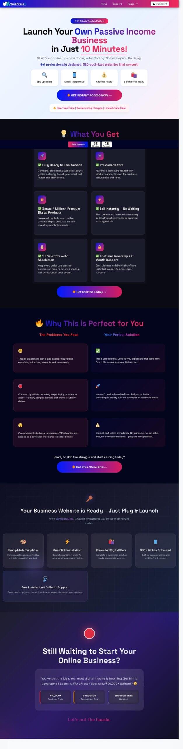 🚀 Get Your Own Template Selling Website in WooCommerce Using Elementor!