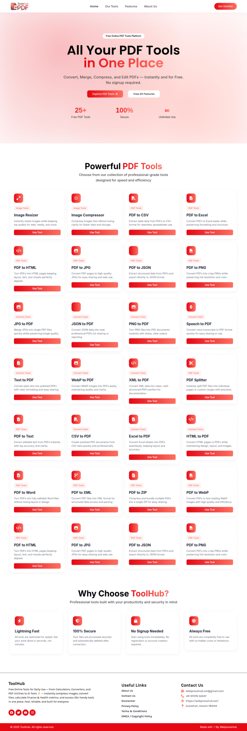 AdSense Ready 25+ PDF Tools Website in WordPress Using GeneratePress